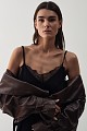 Sleeveless top with lace
