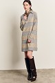Mini striped knitted dress