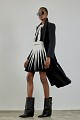 Striped mini skirt