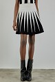 Striped mini skirt