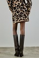 Mini leopard skirt