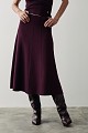 Midi knitted skirt