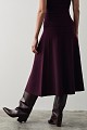 Midi knitted skirt