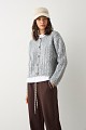 Sequined knitted cardigan