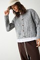 Sequined knitted cardigan