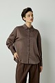 Satin shirt with rhinestones