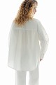 Oversized broderie πουκάμισο