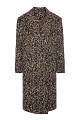 Animal print coat