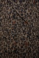 Animal print coat
