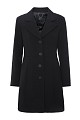 Coat 3/4 with pleated back