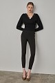 Leggings with buttons on the side