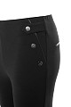 Leggings with buttons on the side