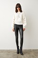Sweater with cut outs on the sleeves