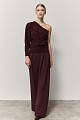 Sweater with one shoulder