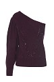 Sweater with one shoulder