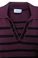 V neck ριγέ πουλόβερ
