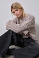 Knitted sequined sweater