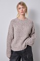 Knitted sequined sweater