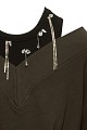 Sweater V-neck with rhinestones