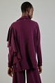 Μπλούζα V-neck με βολάν