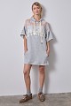 Short sleeves sweatshirt dress