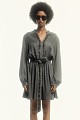 Mini dress with embroidered details