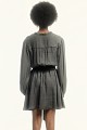 Mini dress with embroidered details