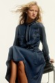 Maxi chemise denim dress