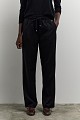 Pants with self-tie strap