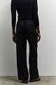 Pants with self-tie strap