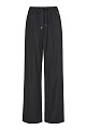 Pants with self-tie strap