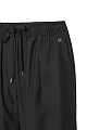 Pants with self-tie strap