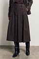 Plaid zip culotte