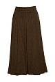 Plaid zip culotte
