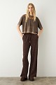 Sweatpants with rhinestones