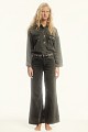 Kalia wide leg jeans with studs