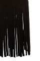 Maxi knit skirt with fringes