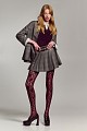 Mini plaid pleated skirt