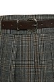 Mini plaid pleated skirt