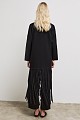 Knit cardigan with fringes