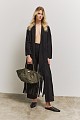 Knit cardigan with fringes