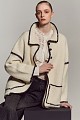 Knitted cardigan with embroidered detail