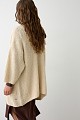 Boucle fringed cardigan