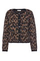 Animal print cardigan