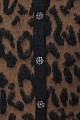 Animal print cardigan