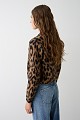 Animal print cardigan