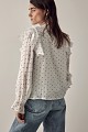 Polka dot shirt with ruffles