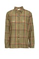 Checkered shirt with print