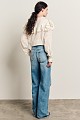 Embroidered shirt with ruffles
