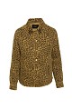 Chaqueta denim estampado animal